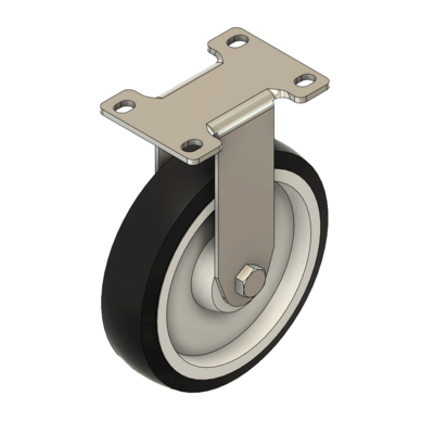 MODULAR SOLUTIONS CASTER<br>5" RIGID TOP PLATE